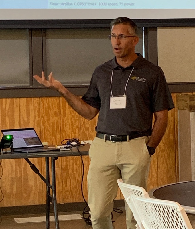 Darren Couch, AP Computer Science, Engineering, Robotics Teacher at The Independent School of Wichita, presented his breakout session, 