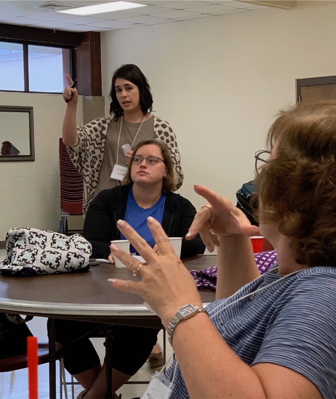 Amanda Hadley, Lower School Technology Integration Specialist at The Independent School of Wichita, presented breakout, 